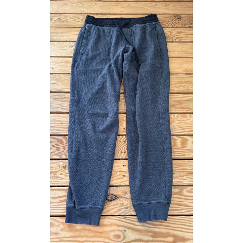 Lululemon Men’s At Ease Textured Sweatpants Size M Grey T10